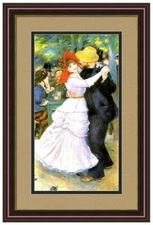 Dance at Bougival by Pierre Auguste Renoir Old Master Framed Matted Art Print