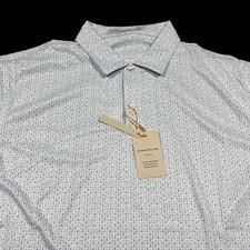 Peter Millar Polo Shirt XL Summer Comfort Featherweight Pina Coladas Print