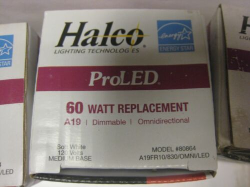 4 yes 4 Halco 80864 - A19FR10/830/OMNI/LED A19 LED Light Bulbs 60Watt REP 3000K - Picture 2 of 6