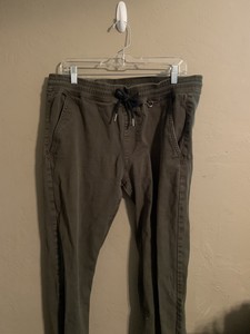 kayden k men's tapered zipper ankle jogger pants