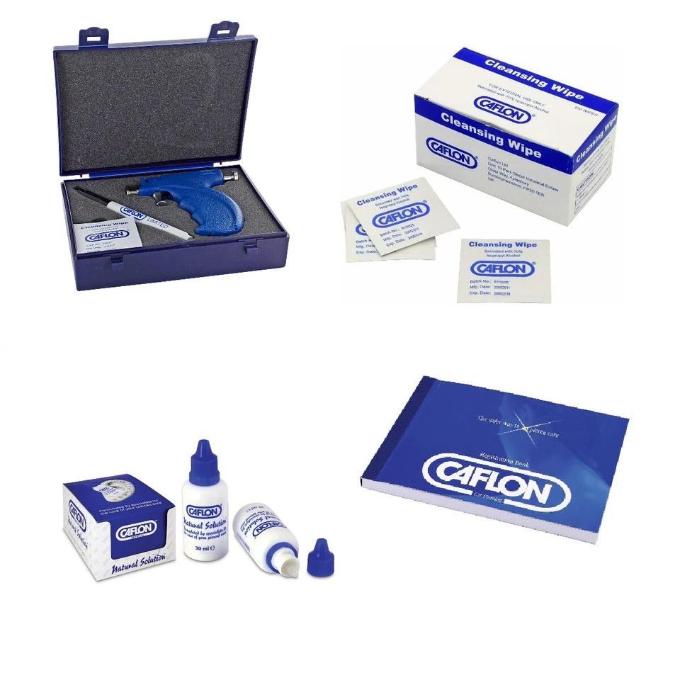 Professional Caflon Ear Piercing Gun Solution Medi Wipes Regristration Booklet