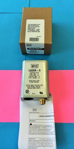L62AA-5C BASO PILOT SWITCH HONEYWELL C434A ITT A100G 542 WR 36E01 2024 Date Code