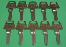 🔑USA American Lock Original 5  PIN KEY BLANK 10 Count lot (10 UNCUT KEY BLANKS)