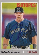 ROBERTO RAMOS SIGNED AUTO'D 2019 TOPPS HERITAGE MINORS CARD #164 ROCKIES MEX