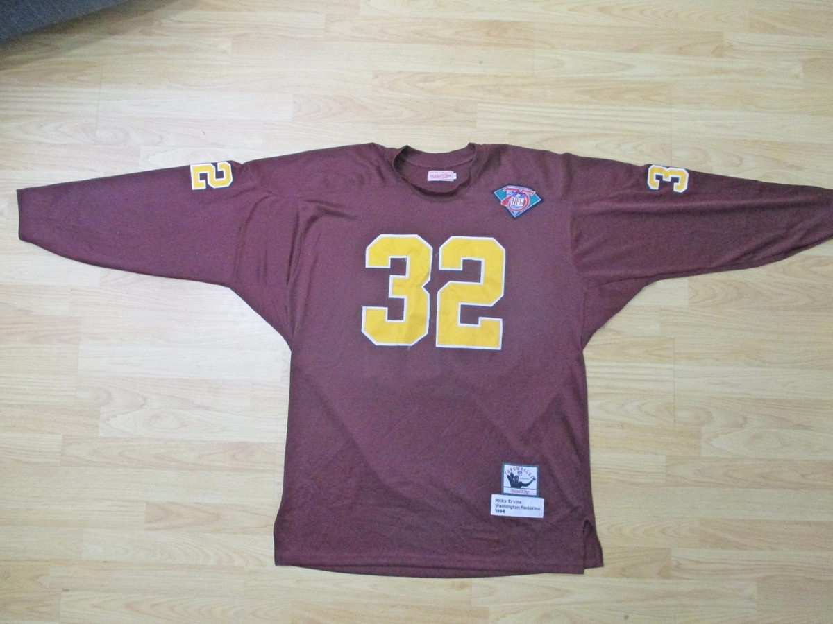 Mitchell & Ness 1994 Redskins Throwback Ricky Ervins 32 SZ 54