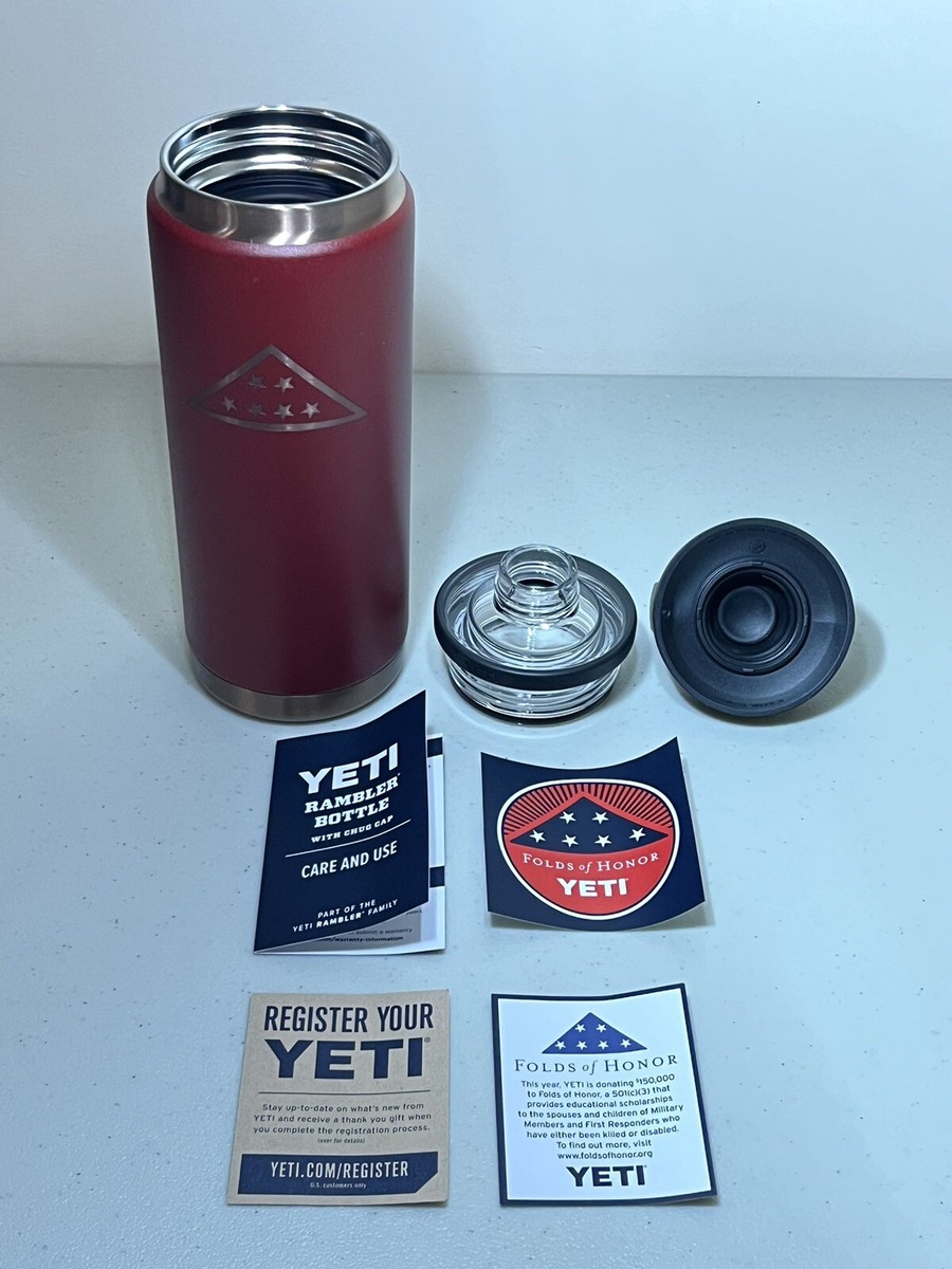 YETI Rambler Bottle 26 oz レッド Yeti Rambler 26 oz Brick Red - COPPER Chug Bottle 2023 Folds