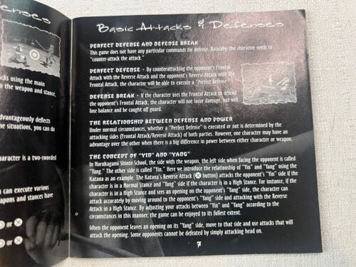 Bushido Blade 2 - PS1 PS2 Playstation Manual Only Only Black Label - Picture 2 of 3