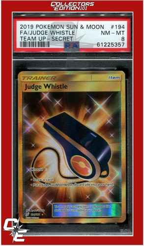Judge Whistle graded PSA 8 for sale on eBay