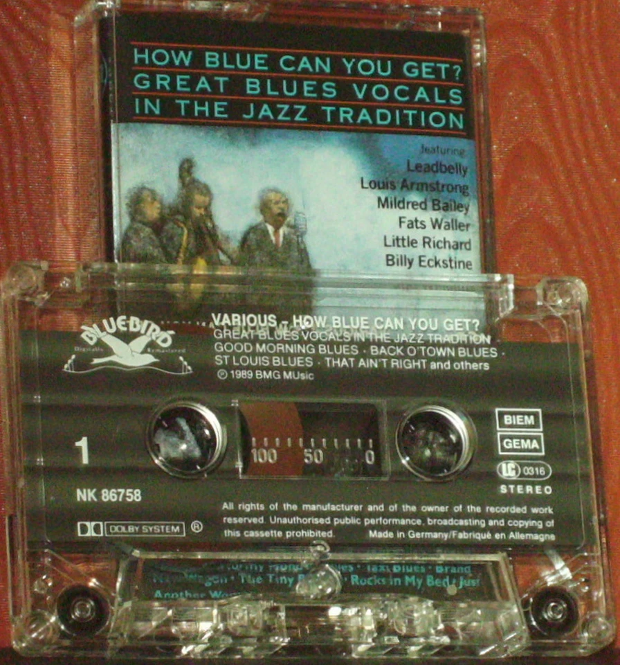 Various How Blue Can You Get? Great Blues Vocals In The Jazz Trad CASSETTE ALBUM - Image 2 of 4