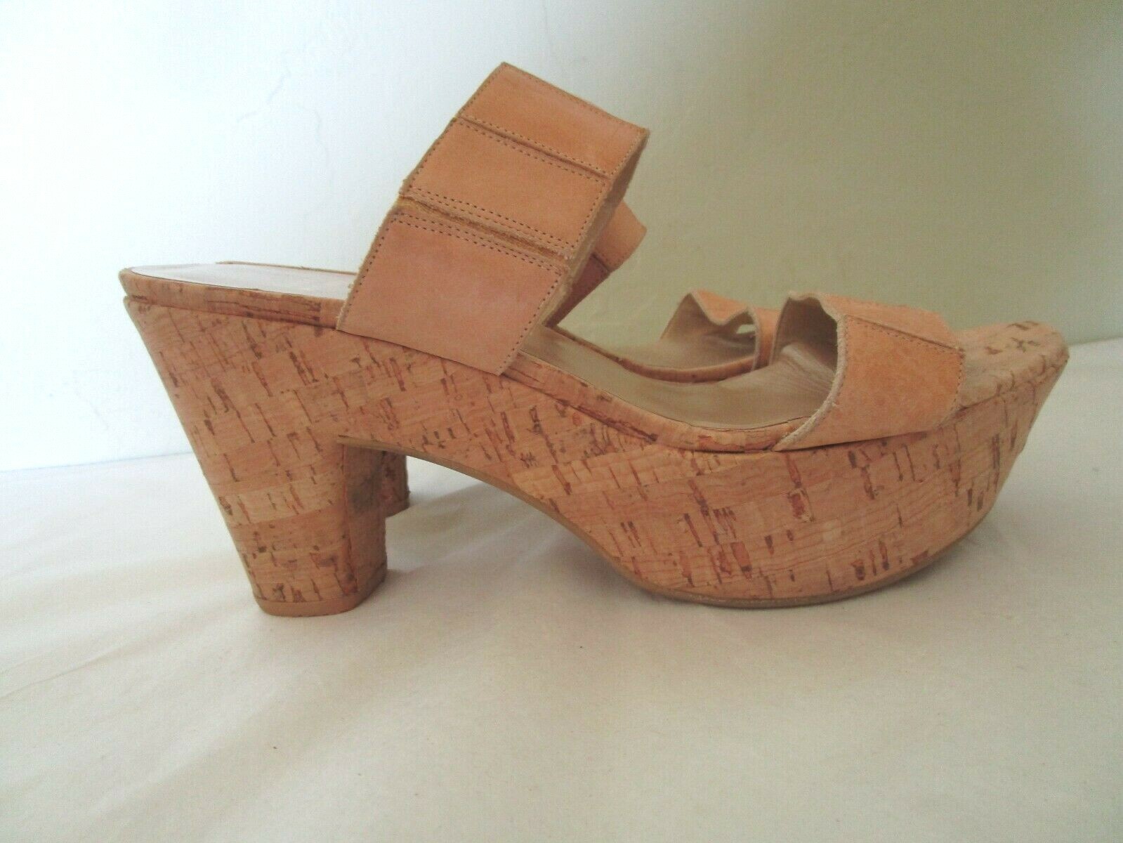 STUART WEITZMAN Patchwork Leather Cork Platform S… - image 4