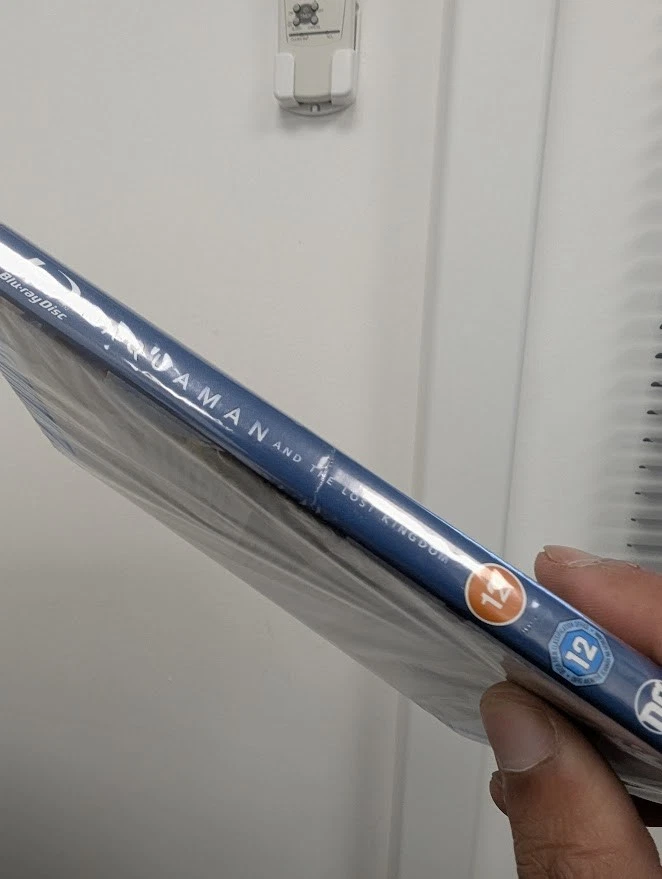 Aquaman and the Lost Kingdom (Blu-ray) New & Sealed Cut to Side of Cover - Image 3 of 3