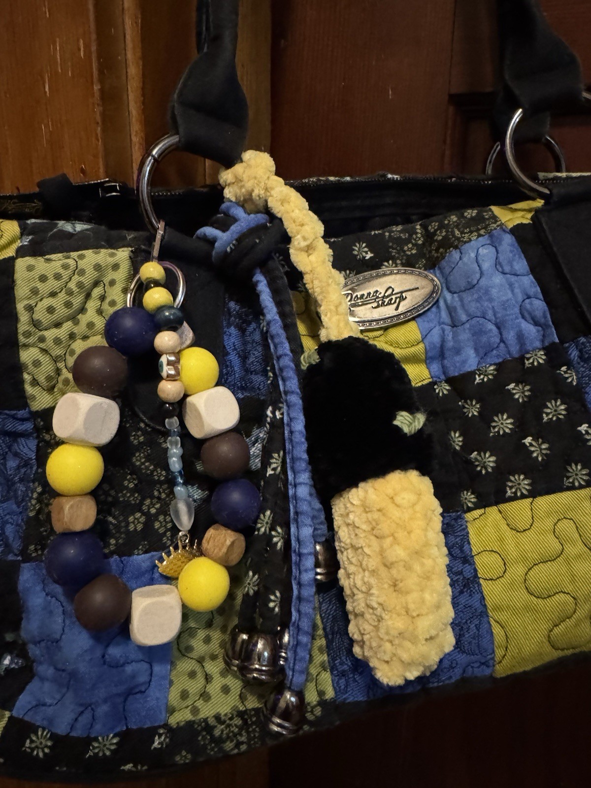 Donna Sharp Patchwork Backpack Quilted Sling Bag … - image 2