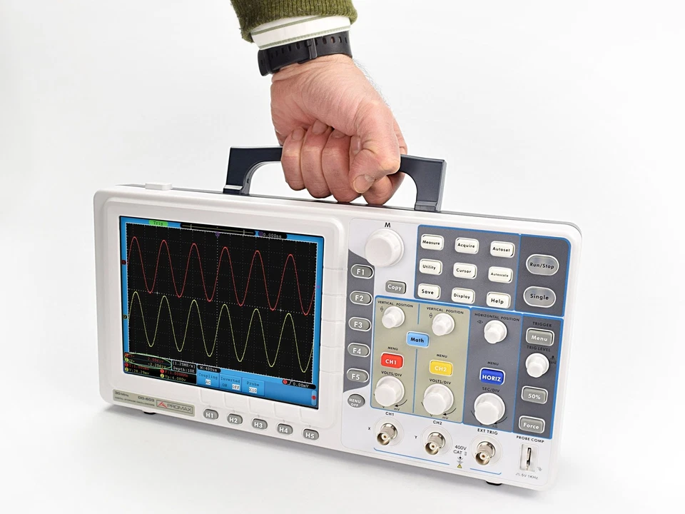 Osciloscopio digital Promax de 2+1 canales, 30 MHz y 250 MS/s con pantalla de 8” - Imagen 4 de 4