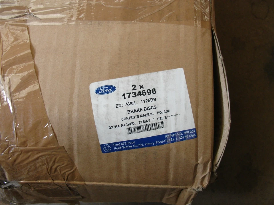 2 передних тормозных диска 1734696 для Ford C-Max 2007-2010 годов выпуска - Изображение 3 из 3