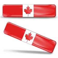 Canada Flag 3D Silicone Gel Sticker – EU Made | F 3