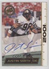 2001 Press Pass Auto Justin Smith Auto 05u8