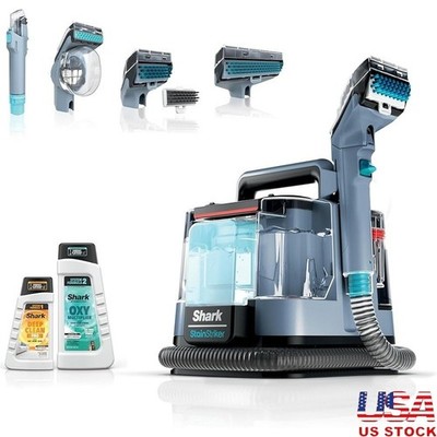Portable Carpet Cleaner Stain Remover Pet Odor Eliminator Lightweight Tool Blue