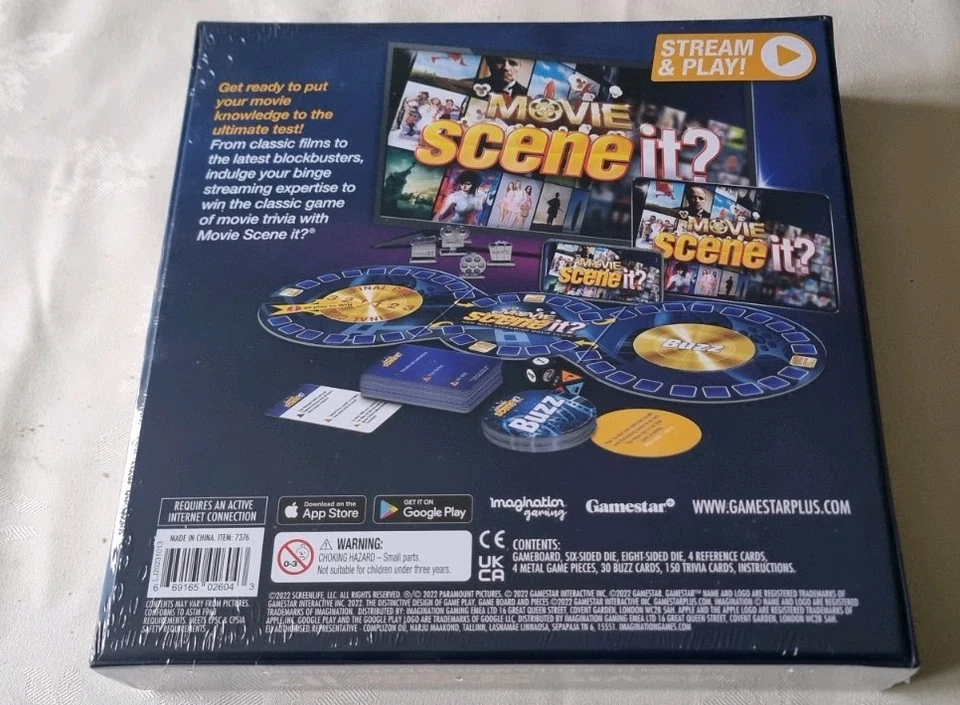 Movie Scene It? New 2022 Board Game Now With Streaming Movie Clips - Image 2 of 2