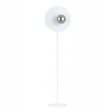 Oslo White Floor Lamp - Geometric Minimalist Design
