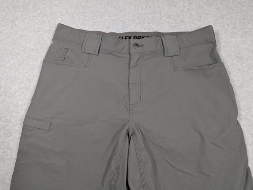 Duluth Trading Co Men Shorts 38x10 Flex Dry On The Fly Cargo Hiking Relax - Picture 2 of 19