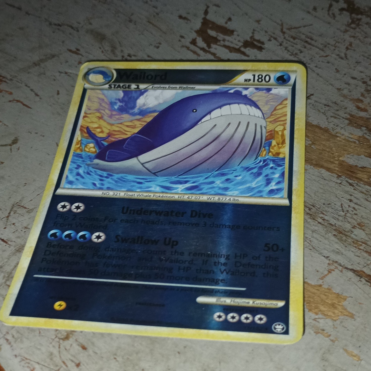 Pokemon TCG Wailord Triumphant Reverse Holo Rare Stage 1 English 31/102