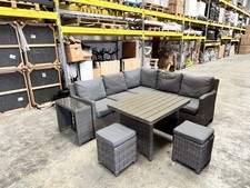 Kettler Signature Palma Mini Corner Sofa Set with dinning Table  & side table