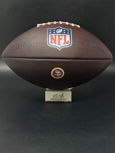 Minnesota Vikings Game Issued Fully Prepped Wilson The Duke Football - Picture 4 of 10