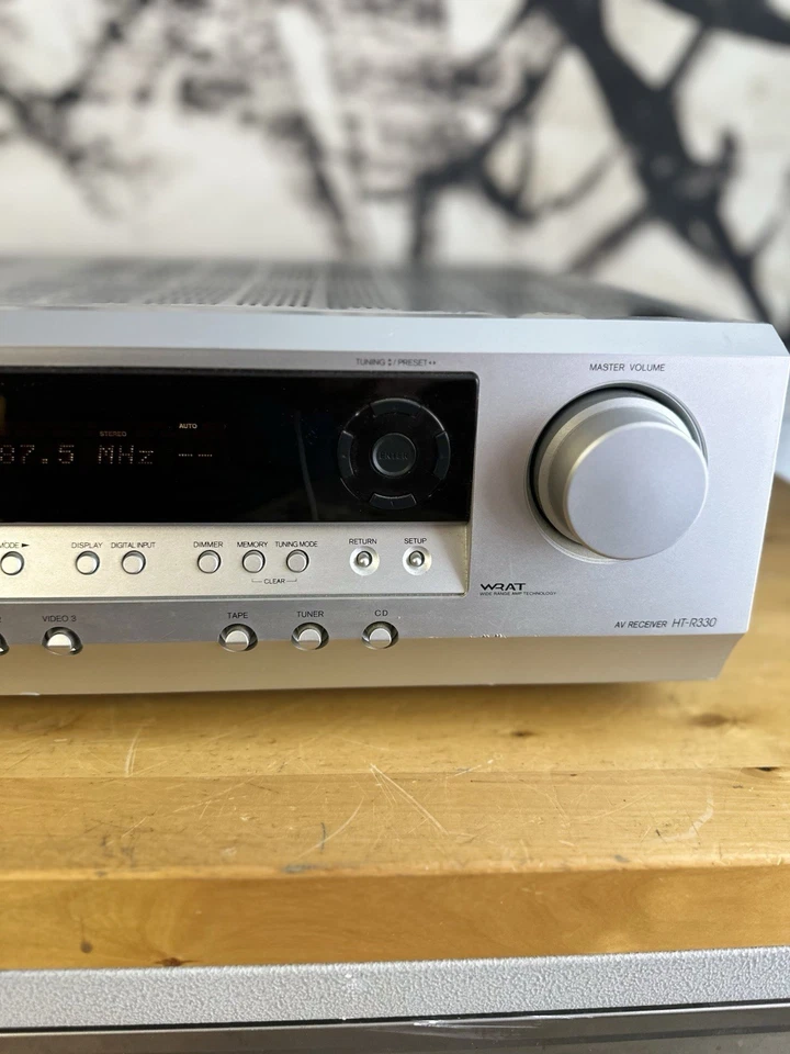 Onkyo HT-R330 Dolby Pro Logic II A/V  5.1 Channel Receiver No Remote - Image 4 of 4