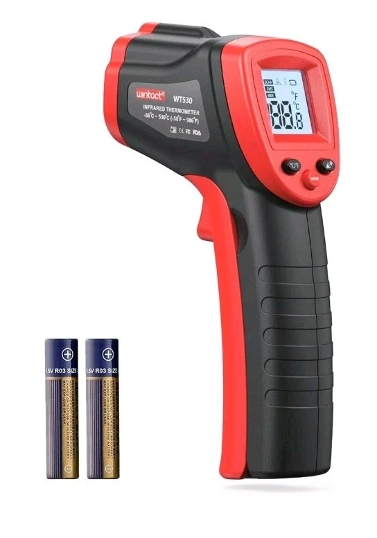 Wintact Infrared Thermometer Temperature Gun -58℉ to 1094℉, Digital
Opens in a new window or tab