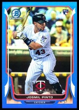 2014 Bowman Chrome Blue Refractor #13 Josmil Pinto /250 Rookie