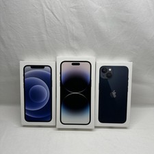 Apple IPhone 12 13 14 Pro Max Empty Retail Box Lot Of 3 White Original Packaging