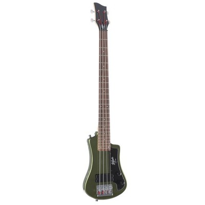 Höfner Shorty Bass CT Green, 4-String Electric Bass