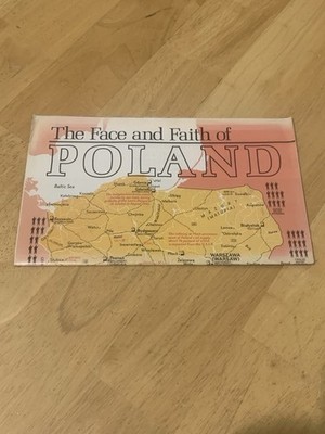 National Geographic Map POLAND Face and Faith 1982 NG Fold Map Eastern Europe