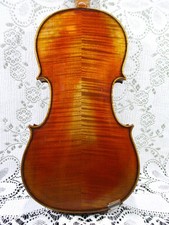 Gorgeous Old German Stamped Stradivarius Violin 4/4 Tiger Flamed! NO RESERVE