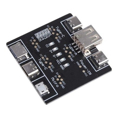 DT3 USB Data Cable Tester Fast Detecter Tool PCB Board For iPhone Micro Type C b