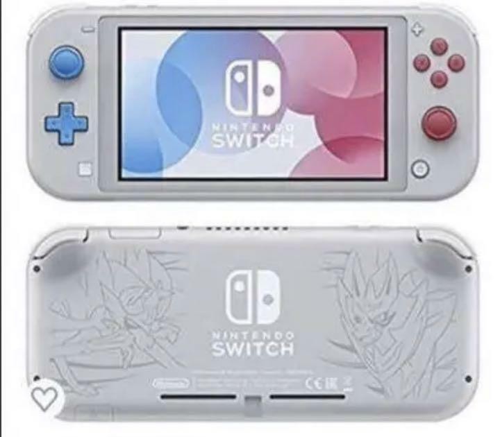 Nintendo Switch Lite POKEMON Console Zacian and Zamazenta Limited