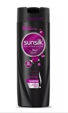 2 x Sunsilk Stunning Black Shine Shampoo 180 ML Radiant Healthy Hair Every Day