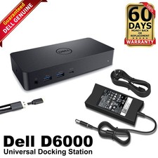Dell D6000 USB-C Universal Docking Station with 130W Adapter M4T3G