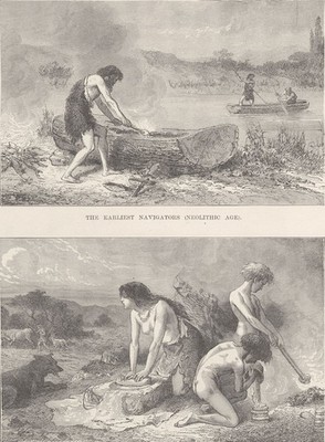 NEOLITHIKUM. Die frühesten Seefahrer; Brotbacken in der Jungsteinzeit 1893