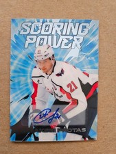 2025-26 Fleer Flair Hockey Aliaksei Protas Scoring Power Auto #/99 #SP-12