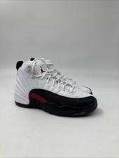 Jordan Air Jordan 12 ' High Top White Black Red 153265-162 Size 4 Youth