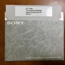 On Three The Desktop Manager Super Accesories Disk 3 / Apple III Home Computers