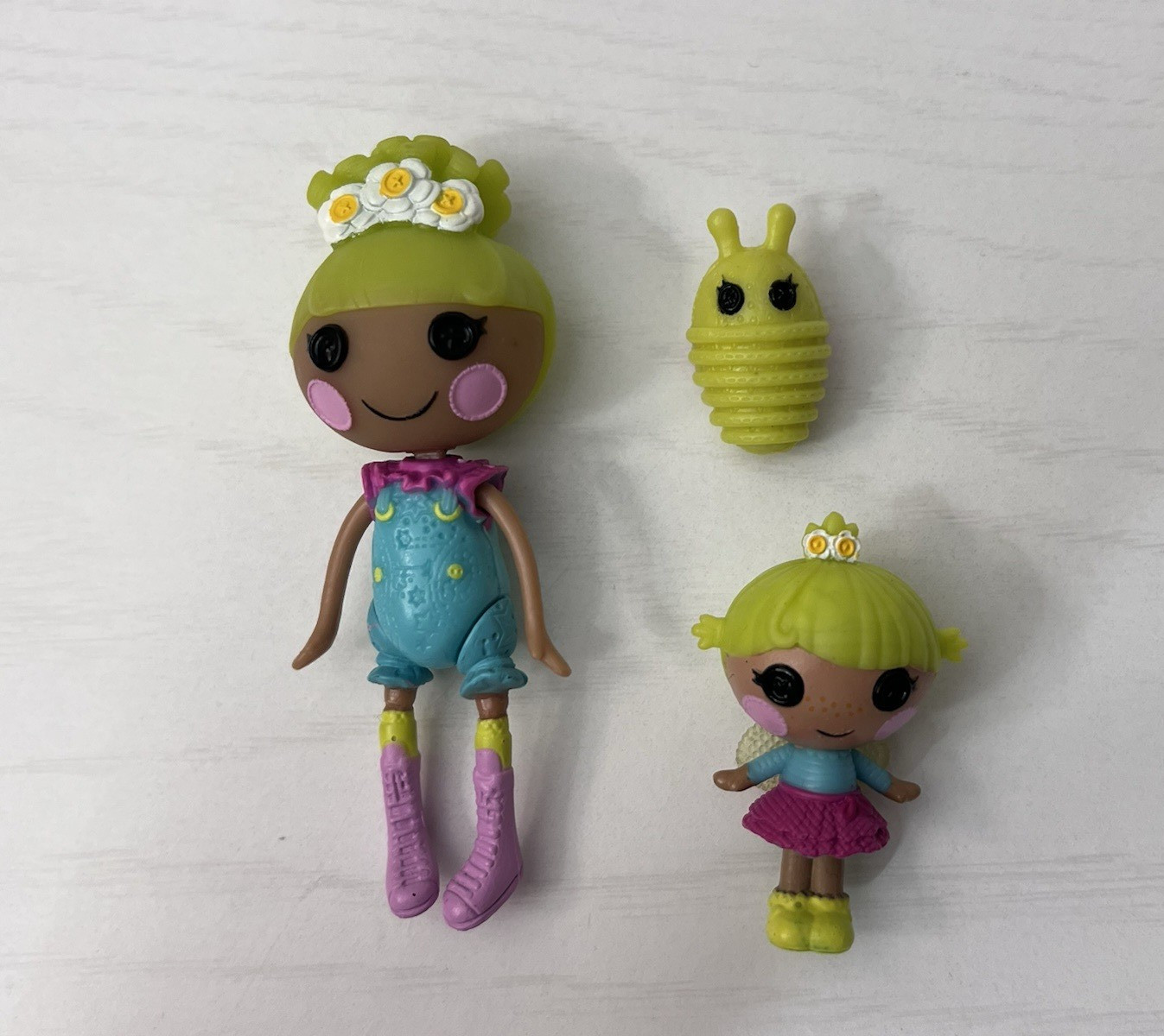COMPLETE Pix E Flutters and Twinkle N Flutters Sisters Dolls Lalaloopsy Minis
