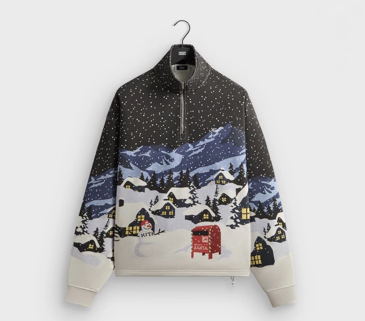 Kith Village Quarter Zip Kithmas 2025 KHM034427-001 Size XXL | eBay