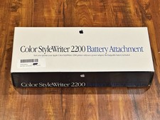 Vintage NOS 1995 Apple M3618ZM/A Color StyleWriter 2200 attacco batteria - nuovo
