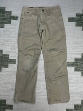 Kuhl Rydr Crag Series Pants Mens 32 Green Cotton Stretch Straight Leg Hiking