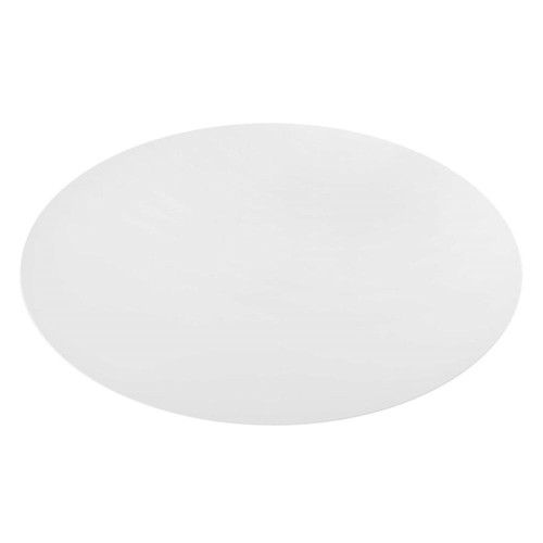 Modway Lippa 78" Oval Wood & Metal Dining Table in Gold and White - Picture 4 of 7