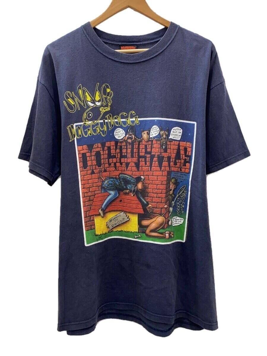 FILA T shirt altre marche anni 00 DEATH ROW RECORDS SNOOP DOGGY DOG XL COTONE blu navy usate