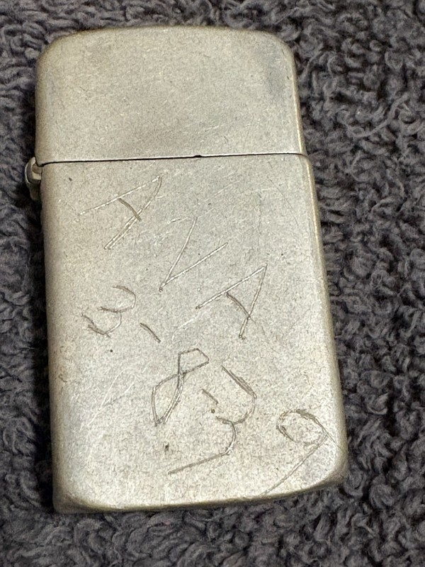 Vintage STORM KING Flip Top Lighter Made in US Aluminum Body Cwew5
