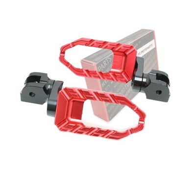 Buzz 40mm Extended Rider Foot Pegs For Yamaha XVS650 V-STAR Drag Star 650 97-16